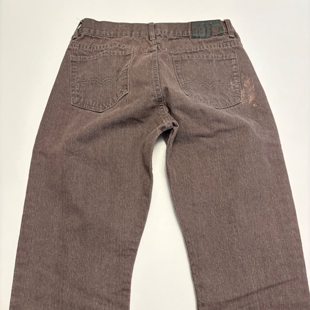 Vintage Genes 1891 Slim Straight Jeans Mens 32x30 Brown Cotton Denim Pants
